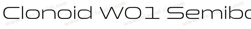 Clonoid W01 Semibold字体转换